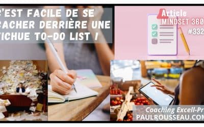 C’est Facile de se Cacher derrière une Fichue To-Do List !