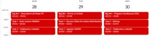 Big Win - Calendrier