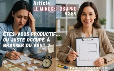 Êtes-vous productif… ou juste occupé à brasser du vent ?