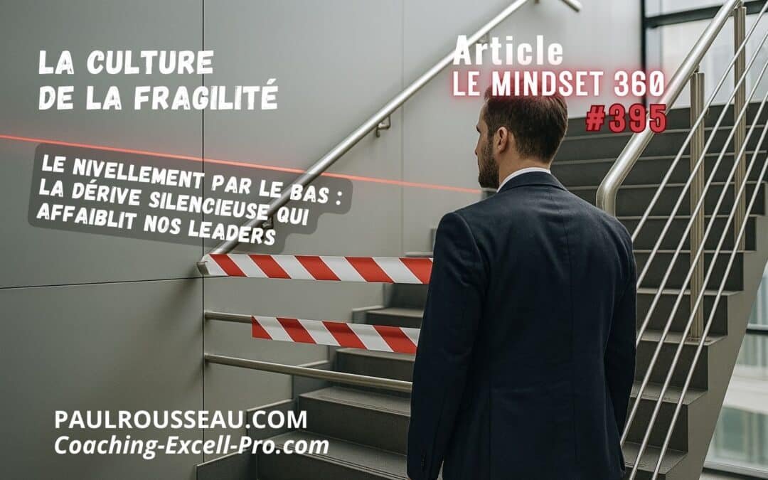 Comment la Société Fabrique la Culture de la Fragilité… puis se Demande Pourquoi elle Régresse => Le nivellement par le bas : la dérive silencieuse qui affaiblit nos Leaders