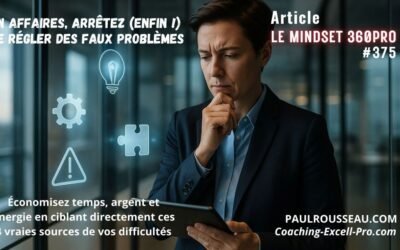 En Affaires, Arrêtez de Régler des Faux Problèmes qui vous bloquent